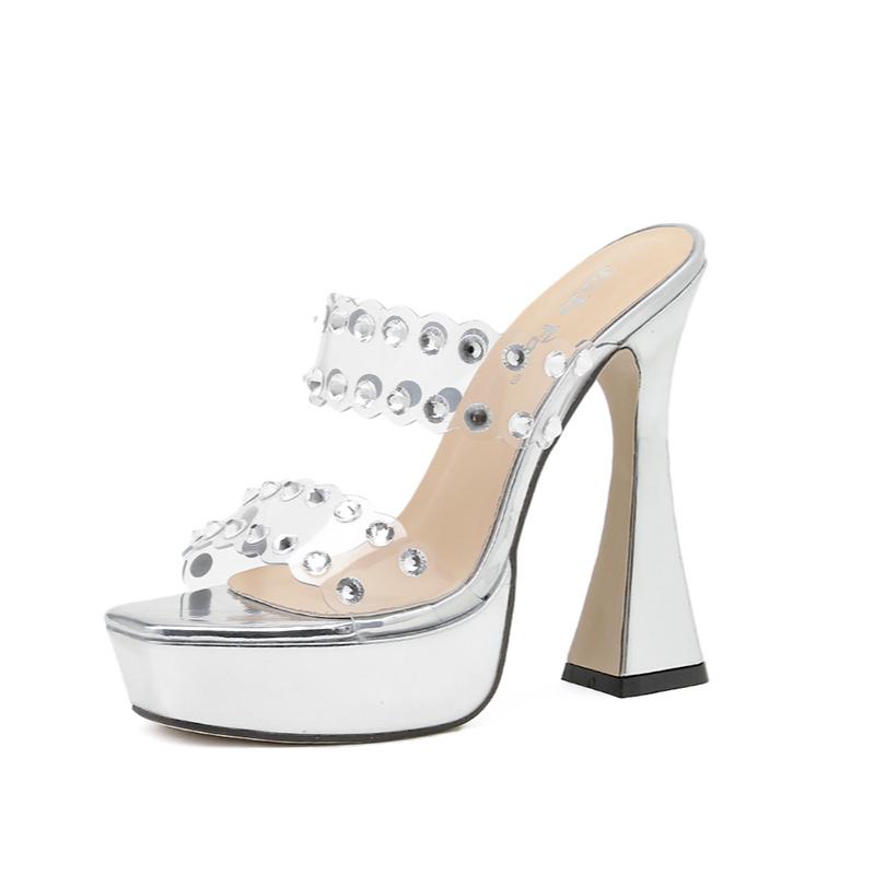 Women Sandals Slippers Platform Peep Toe Transparent Women Shoes Rhinestone Square Toe High Heels Bling Ladies Summer Footwear, Gold
Women Sandals Slippers Platform Peep Toe Transparent Women Shoes Rhinestone Square Toe High Heels Bling Ladies Summer Footwear, Gold