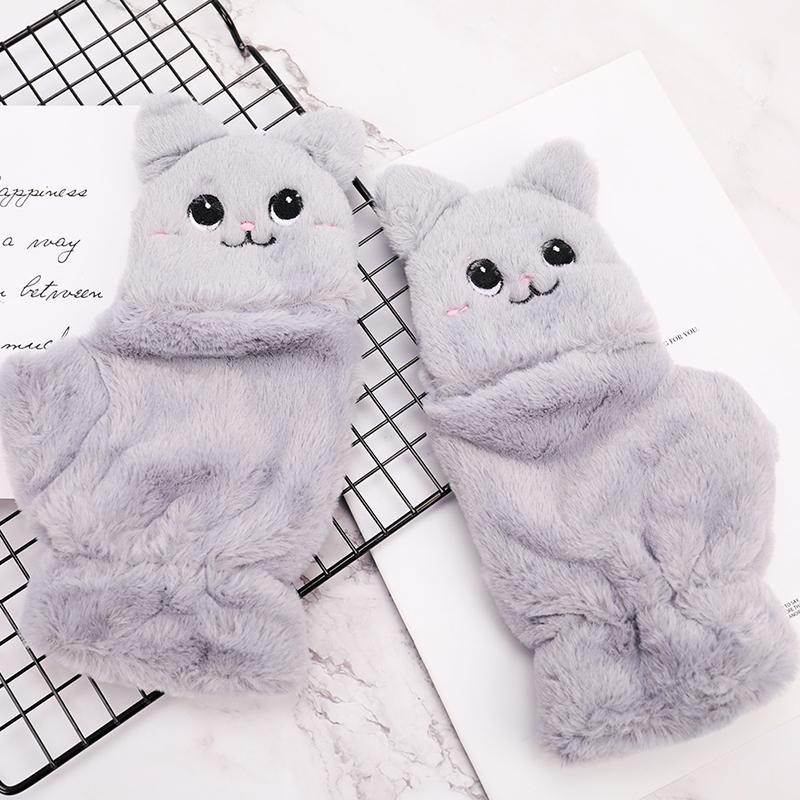 Winter Warm Soft Fur Knit Mittens Women Flip Half Finger Driving Gloves Plush Thick Cute Cat Touch Screen Gloves
Winter Warm Soft Fur Knit Mittens Women Flip Half Finger Driving Gloves Plush Thick Cute Cat Touch Screen Gloves