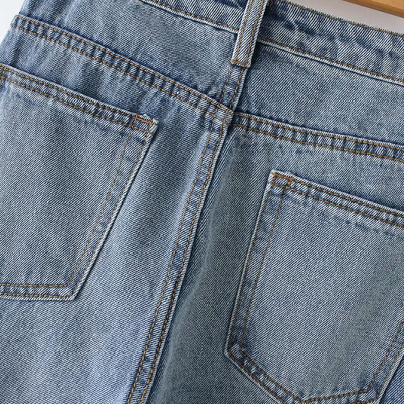 GOPLUS Women Jeans Boyfriends Large Size Ripped Jeans with High Waist Streetwear Denim Straight Pants Pantalon Jean Femme C6939 201105