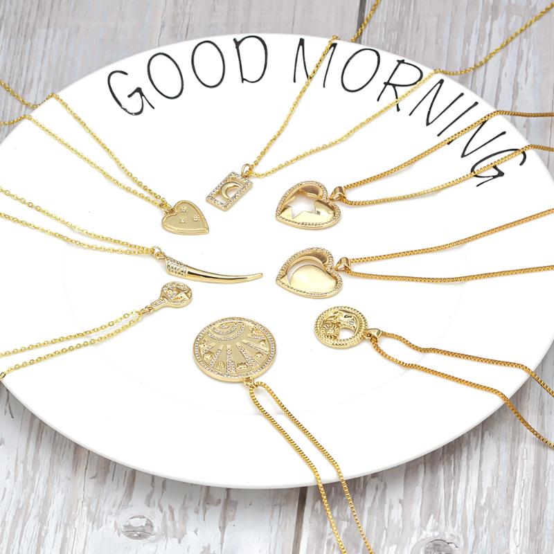Wish Card Fashion Gold Color Star Crescent Necklace For Women Bijoux Femme Copper Charm Necklace Collar Party Jewelry NE01
Wish Card Fashion Gold Color Star Crescent Necklace For Women Bijoux Femme Copper Charm Necklace Collar Party Jewelry NE01