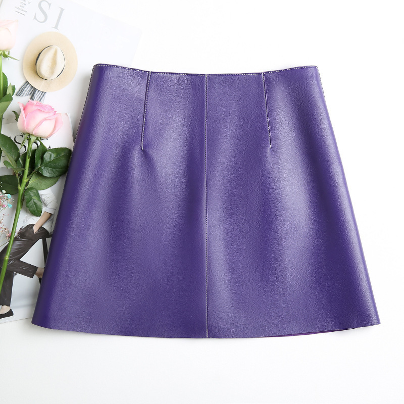 Genuine Leather Women Real Sexy Lambskin High Waist Snake Print Short Runway Pocket Female Mini Skirt Designer Jc10, Black.
Genuine Leather Women Real Sexy Lambskin High Waist Snake Print Short Runway Pocket Female Mini Skirt Designer Jc10, Black.