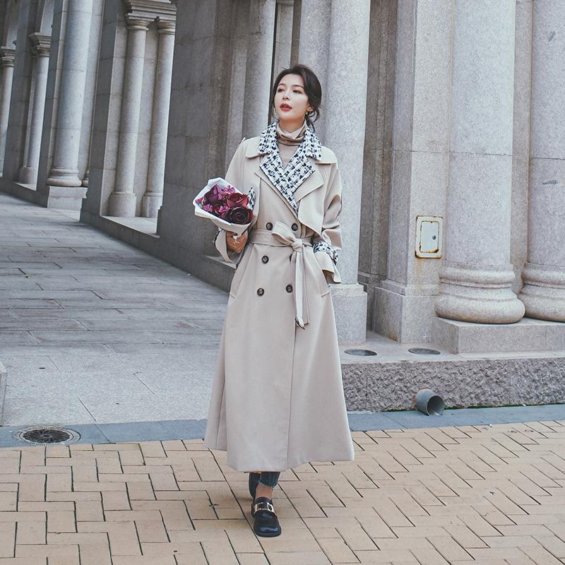 2020 Winter Autumn New Women Trench Coat Fashion Jacket Temperament Casual Long Loose Windbreaker Women Coat, Picture color
2020 Winter Autumn New Women Trench Coat Fashion Jacket Temperament Casual Long Loose Windbreaker Women Coat, Picture color