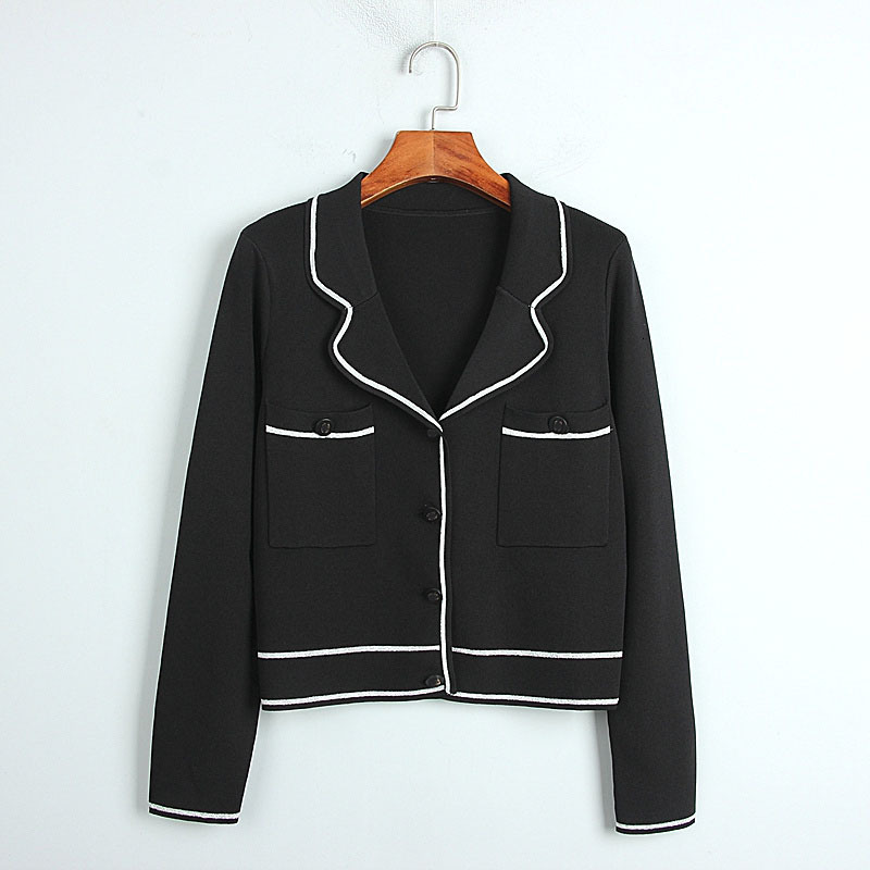 European Elegant Women Cardigans De Malha Entitled Fine Collar Outerwear by Lady of the Casual Offices Buttons Lsae, White
European Elegant Women Cardigans De Malha Entitled Fine Collar Outerwear by Lady of the Casual Offices Buttons Lsae, White