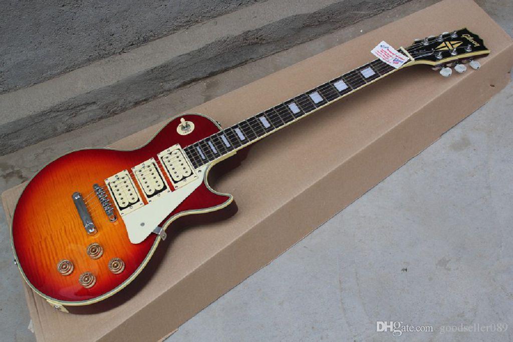 Wholesale High Quality LP CUSTOM Fingerboard Vintage Mahogany body Les 3 Pickup Electric Guitar
Wholesale High Quality LP CUSTOM Fingerboard Vintage Mahogany body Les 3 Pickup Electric Guitar