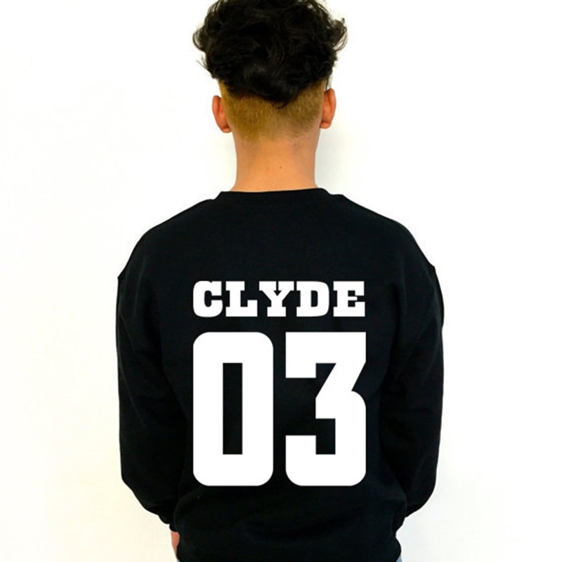 Bonnie Clyde 03 Matching Couples Sweatshirts Women Funny Cool Lover Sweats Fashion Clothes Female Male Unisex Tops Jumper 201008