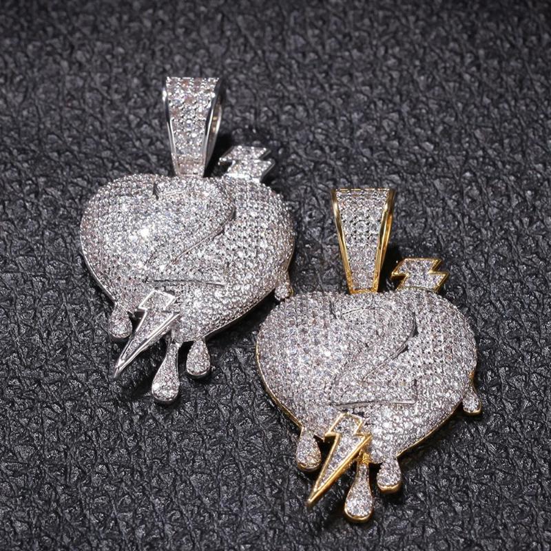 Dropshipping Bling Bling Iced Out Chains Heart With Arrow Necklace Pendant Cubic Zirconia Gold Color CZ Hip hop Jewelry
Dropshipping Bling Bling Iced Out Chains Heart With Arrow Necklace Pendant Cubic Zirconia Gold Color CZ Hip hop Jewelry