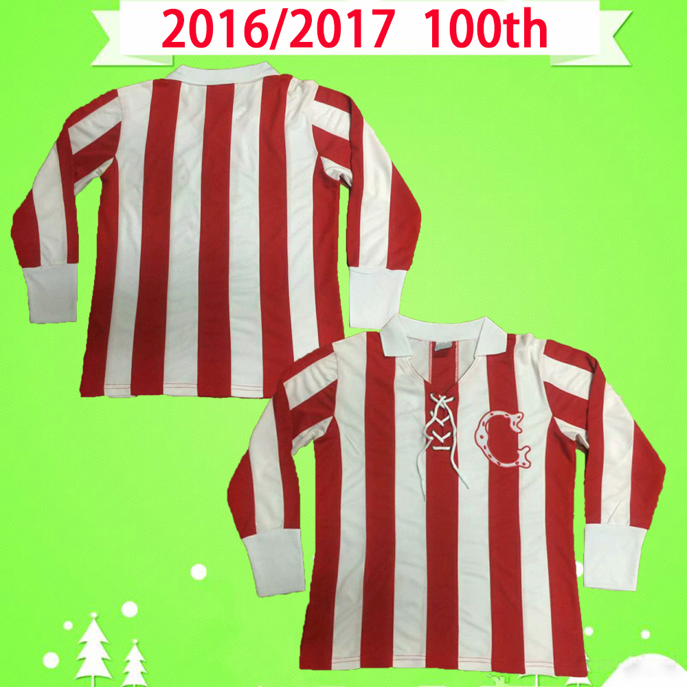 Retro 2016/17 Chivas 110 year Commemorate Soccer Jersey Vintage long sleeve Guadalajara camisetas de futbol classic O.BRAVO REYNA A.PULIDO, 100th long sleeve
Retro 2016/17 Chivas 110 year Commemorate Soccer Jersey Vintage long sleeve Guadalajara camisetas de futbol classic O.BRAVO REYNA A.PULIDO, 100th long sleeve
