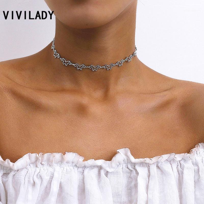 VIVILADY Minimalist Style Chic Tiny Cute Hollow Butterfly Women Choker Necklace Trendy Gold Silver Color For Female Jewelry1
VIVILADY Minimalist Style Chic Tiny Cute Hollow Butterfly Women Choker Necklace Trendy Gold Silver Color For Female Jewelry1