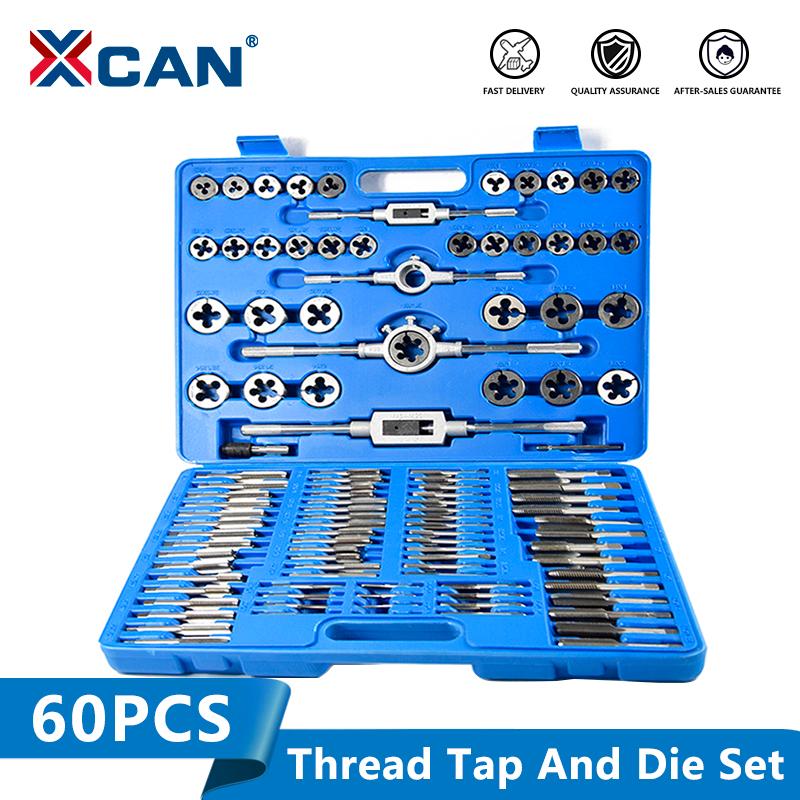 XCAN 110pcs Metric Tap Die HSS Screw Tap Drill Hand Plug Wrench Threading Tools and Die Set
XCAN 110pcs Metric Tap Die HSS Screw Tap Drill Hand Plug Wrench Threading Tools and Die Set