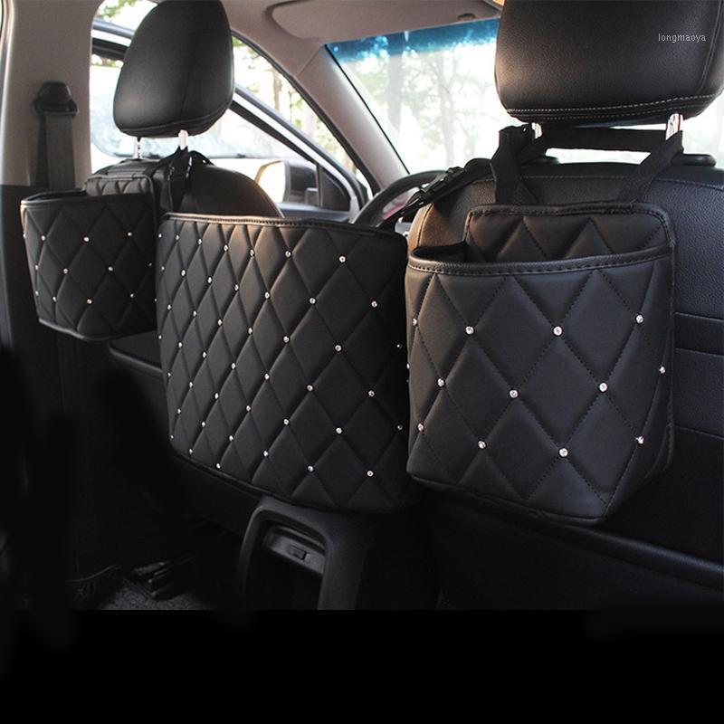 Crystal Rhinestone PU Leather Car Storage Bag Organizer Barrier of Backseat Holder Multi-Pockets Car Container Stowing Tidying1
Crystal Rhinestone PU Leather Car Storage Bag Organizer Barrier of Backseat Holder Multi-Pockets Car Container Stowing Tidying1