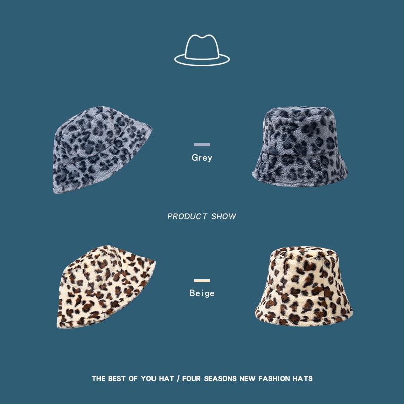 Korean Style Fashion Leopard Printed Thick Hair Bucket Hats For Women Girls Outdoor Sun Hat Warm Winter Autumn Caps, Beige
Korean Style Fashion Leopard Printed Thick Hair Bucket Hats For Women Girls Outdoor Sun Hat Warm Winter Autumn Caps, Beige