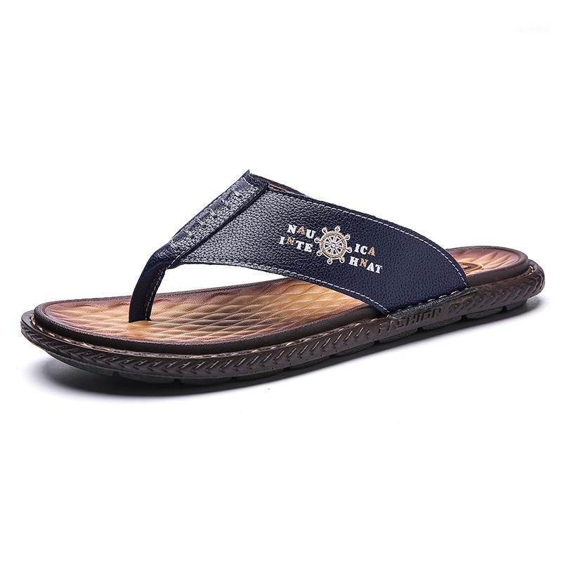 Classic Quality Men Leather Sandals Comfortable Slipper Lightweight Men Summer Shoes Breathable Flat Big Size 39-46 Roman1, Blue
Classic Quality Men Leather Sandals Comfortable Slipper Lightweight Men Summer Shoes Breathable Flat Big Size 39-46 Roman1, Blue