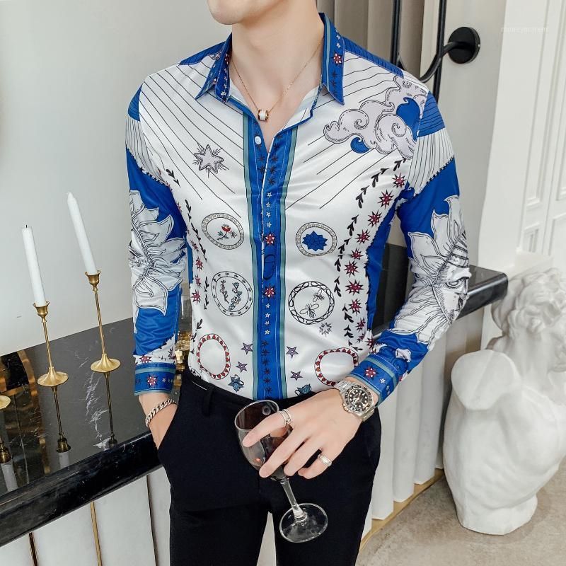 Flower Shirt The Sun Of Spirit Printing Black White Vetement Homme 2020 Autumn Man Self-cultivation Long Sleeve Shirt Male1
Flower Shirt The Sun Of Spirit Printing Black White Vetement Homme 2020 Autumn Man Self-cultivation Long Sleeve Shirt Male1