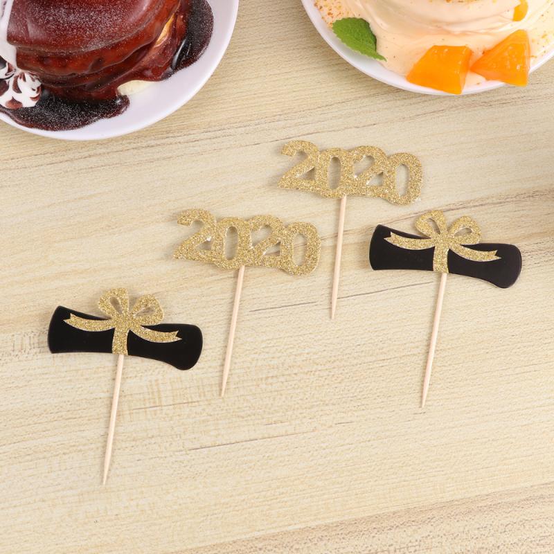 20pcs Graduation Party Cupcake Toppers Glitter Diploma Fruit Insert Paper 2020 and Bachelor Cap Design Cake Decorating Fruit Pic
20pcs Graduation Party Cupcake Toppers Glitter Diploma Fruit Insert Paper 2020 and Bachelor Cap Design Cake Decorating Fruit Pic