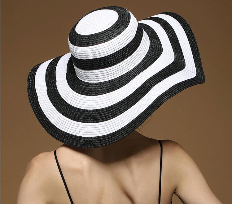 Wide Brim Hats 2021 Summer Women's Foldable Large Beach Sun Hat Straw Cap For Ladies Elegant Girls Vacation Tour
Wide Brim Hats 2021 Summer Women's Foldable Large Beach Sun Hat Straw Cap For Ladies Elegant Girls Vacation Tour