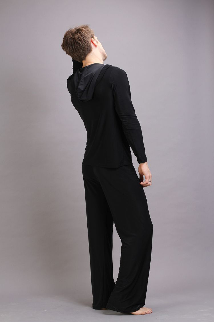 Hot summer bath Pajama Set men sexy pajamas sleepwear Silk pijama hombre hooded man bathing pajamas Tracksuit pants and tops 201109