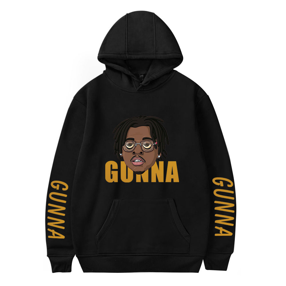 High quality Funny Gunna Sweatshirts Hoodies Women/Men Long Sleeve Pullover Hooded Hip Hop Casual Streetwear Kpop Clothes X1022, Black
High quality Funny Gunna Sweatshirts Hoodies Women/Men Long Sleeve Pullover Hooded Hip Hop Casual Streetwear Kpop Clothes X1022, Black