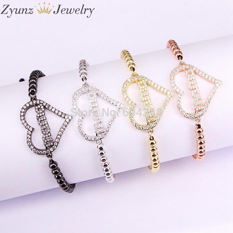 5PCS ZYZ338-0637 Braiding Handmade Bead Strand Bracelet Micro Pave CZ mama Heart Macrame Rope Chain Bracelet Jewelry1
5PCS ZYZ338-0637 Braiding Handmade Bead Strand Bracelet Micro Pave CZ mama Heart Macrame Rope Chain Bracelet Jewelry1