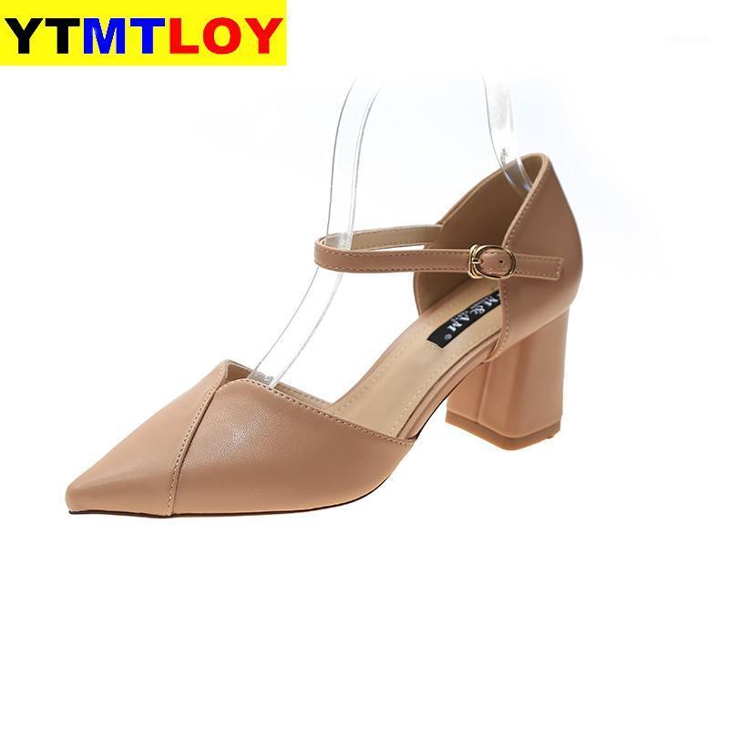 Sandals women's 2020 new women's shoes autumn Korean sharp fashion sandals thick heel middle heel shoes1, Beige
Sandals women's 2020 new women's shoes autumn Korean sharp fashion sandals thick heel middle heel shoes1, Beige