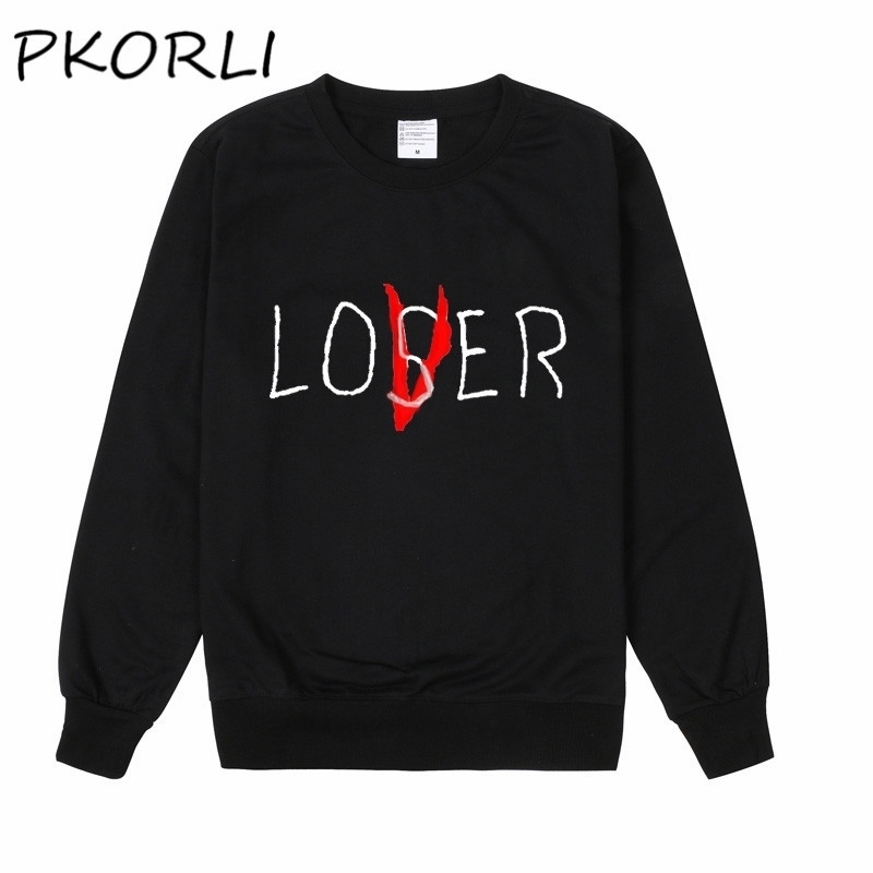 Pkorli It Loser Crewneck Sweatshirt Women Men Casual Movie Loser Lover Hoodie Inspired By Stephen King'S Pennywise Hooded 201020