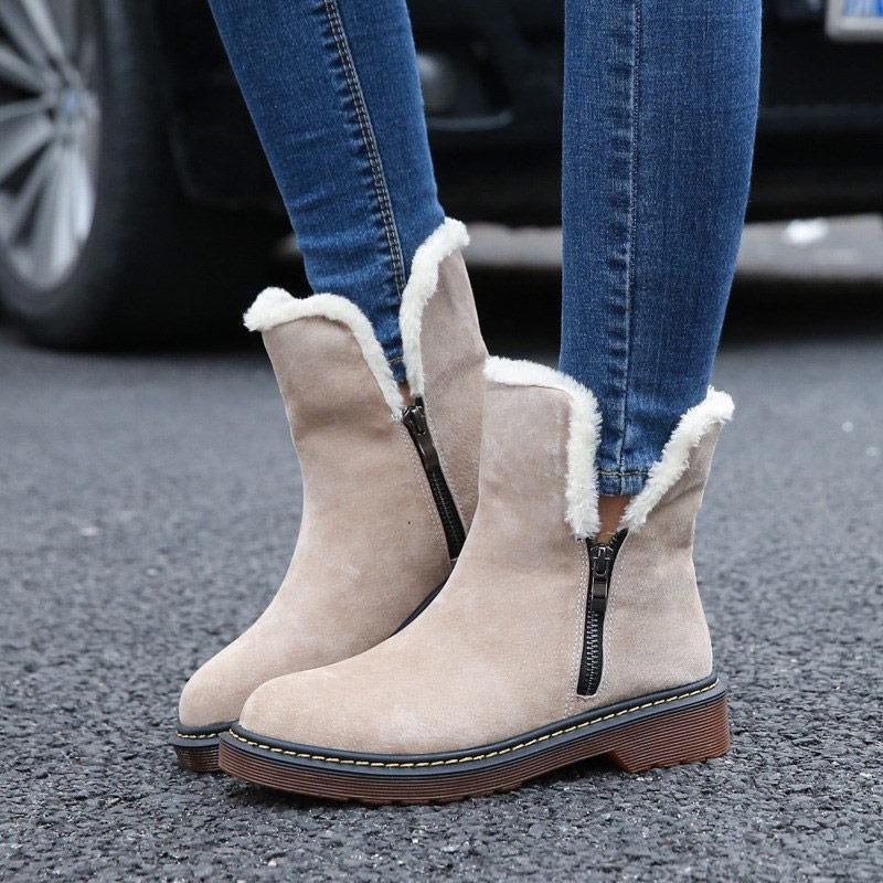 Women boots 2020 fashion women winter boots keep warm plush ankle shoes woman ladies shoes zipper snow, Black
Women boots 2020 fashion women winter boots keep warm plush ankle shoes woman ladies shoes zipper snow, Black