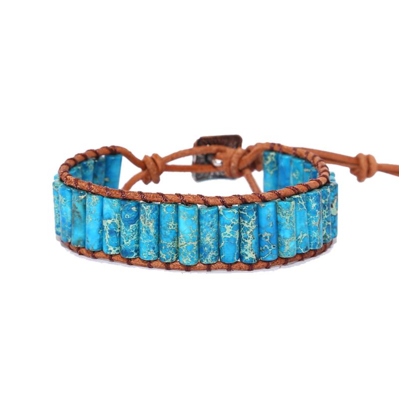 Hot New Design Summer French style Creative Emperor Stone Handmade Cowhide Adjustable Bracelet Men And Women Jewelry Gift
Hot New Design Summer French style Creative Emperor Stone Handmade Cowhide Adjustable Bracelet Men And Women Jewelry Gift