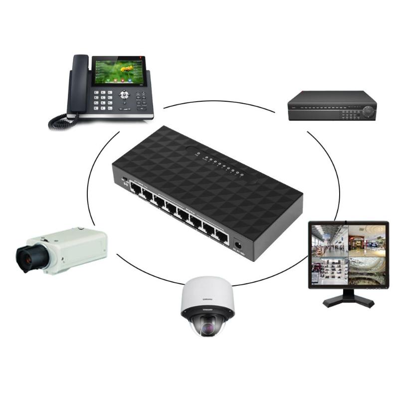 8 Port 10/100mbps POE Fast Ethernet Network Switch Lan Hub Ethernet Smart Switcher Extend the Range of IPC and AP
8 Port 10/100mbps POE Fast Ethernet Network Switch Lan Hub Ethernet Smart Switcher Extend the Range of IPC and AP