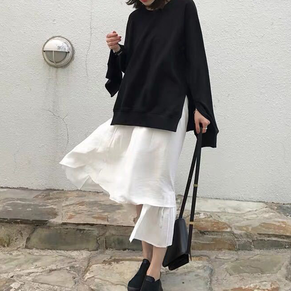 2021 Two Sets of Women' Hoodies Skirt New Spring Fashion Solid Female Thin Color Long Dress Round Hoodie 4v0z, Black
2021 Two Sets of Women' Hoodies Skirt New Spring Fashion Solid Female Thin Color Long Dress Round Hoodie 4v0z, Black