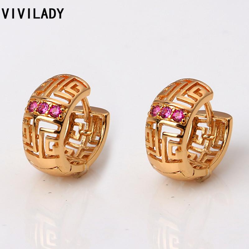 Hoop & Huggie VIVILADY Fashion Round Earrings Women Femme Purple Crystal Zircon Gold Color Drop Brand Jewelry Mother Day Gifts
Hoop & Huggie VIVILADY Fashion Round Earrings Women Femme Purple Crystal Zircon Gold Color Drop Brand Jewelry Mother Day Gifts