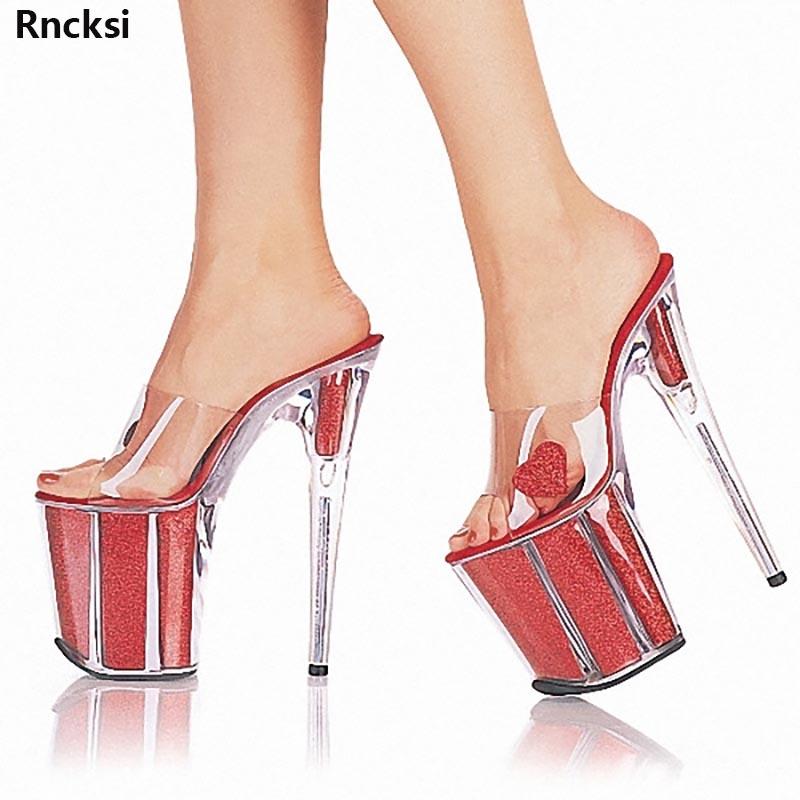 Rncksi New 20 CM High Heels Slippers Club Night Sexy Pole Dancing Shoes Platform Shoes Heels Women's, Red
Rncksi New 20 CM High Heels Slippers Club Night Sexy Pole Dancing Shoes Platform Shoes Heels Women's, Red