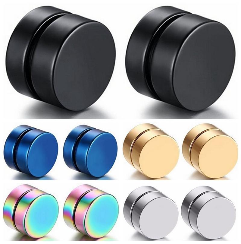 1 Pair/2pcs Magnetic Round Stud Earrings For Men Boy Stainless Steel Magnet Ear Jewelry Non Piercing Earrings 6/8/10/12mm
1 Pair/2pcs Magnetic Round Stud Earrings For Men Boy Stainless Steel Magnet Ear Jewelry Non Piercing Earrings 6/8/10/12mm