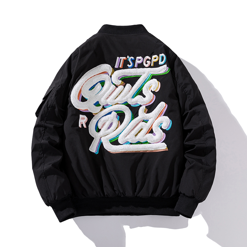 2021 New Men' Embrodery Letter Basketball Fashion Casual Wear Male Couple ' Jacket O6hh Z6E6, Black thick.
2021 New Men' Embrodery Letter Basketball Fashion Casual Wear Male Couple ' Jacket O6hh Z6E6, Black thick.