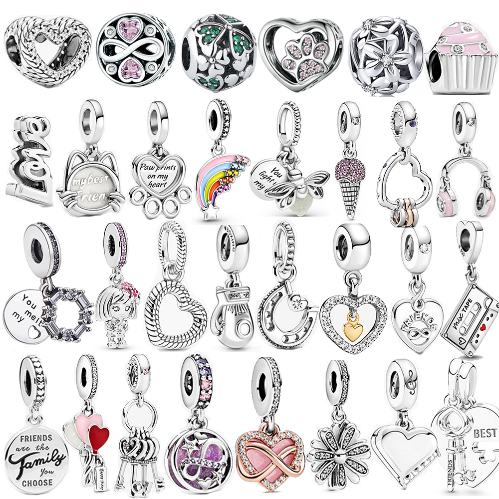 S925 Jewelry Real 925 Sterling Silver Friends are The Family You Choose Pendant Charm Fit Original Pandora 3MM Charms Bracelet
S925 Jewelry Real 925 Sterling Silver Friends are The Family You Choose Pendant Charm Fit Original Pandora 3MM Charms Bracelet