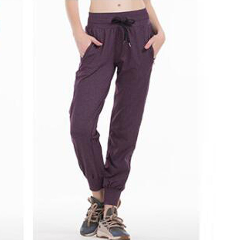 women Stretch thick fabric sport pants ankle-Length Pants 201106