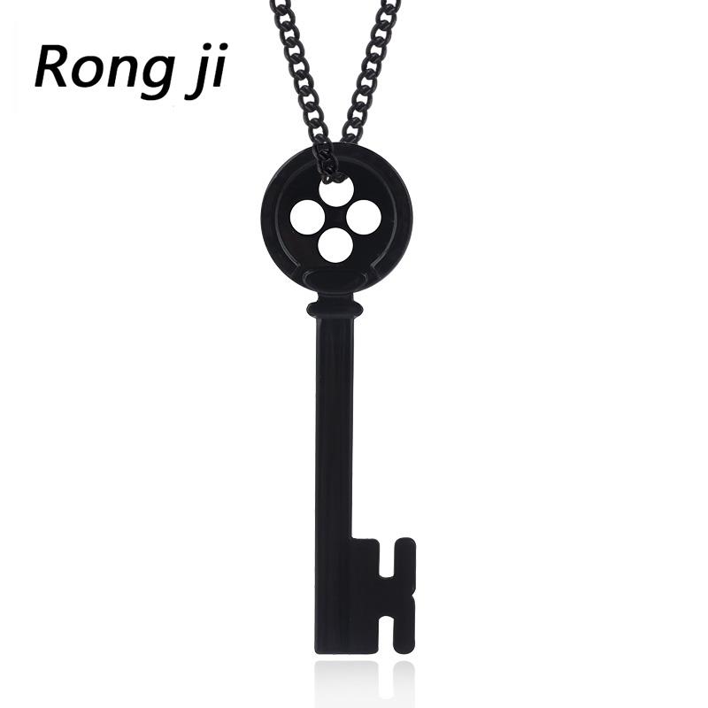 Halloween Coraline & the Secret Door Charms Necklace Figure KEY Skeleton Props Neil Gaiman Cosplay Jewelry
Halloween Coraline & the Secret Door Charms Necklace Figure KEY Skeleton Props Neil Gaiman Cosplay Jewelry