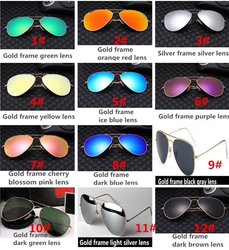 Summer Pilot Designer Sunglasses Classic Men Women Brand Sun Glasses Glass Lens Eyewear Bicycle Glasses
Summer Pilot Designer Sunglasses Classic Men Women Brand Sun Glasses Glass Lens Eyewear Bicycle Glasses