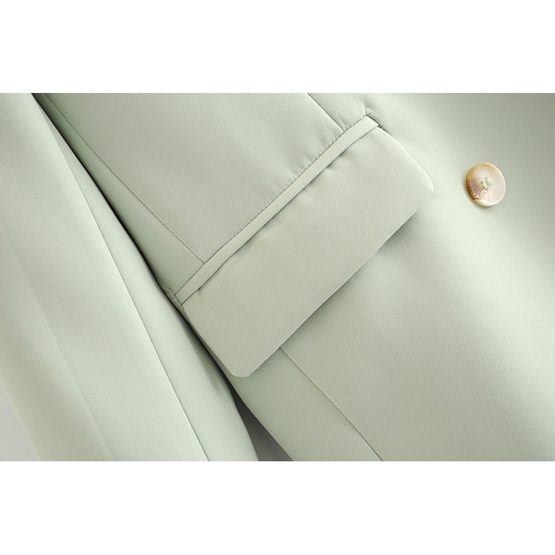 toppies summer green thin blazer office ladies suit jacket womens formal blazzer double breasted coat 201201