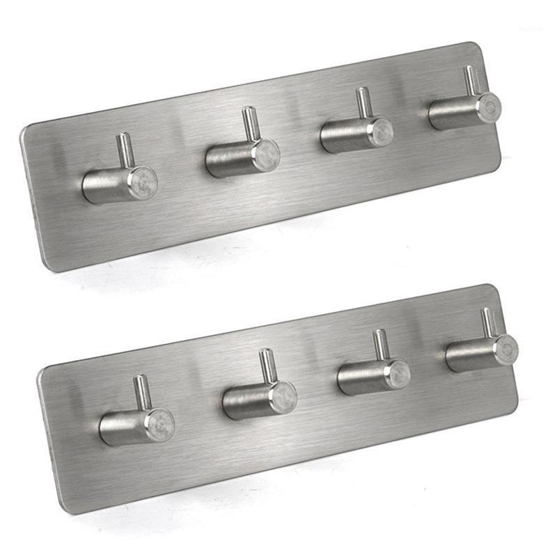 2PCS Stainless Steel Robe Hook Strong Non-Marking Glue Hook Free Punching Silver Square Double Wall Hooks1
2PCS Stainless Steel Robe Hook Strong Non-Marking Glue Hook Free Punching Silver Square Double Wall Hooks1