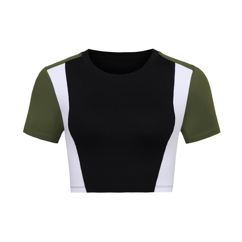 Yoga Shirt Women Summer Crop Tops Sportswear Women Short Sleeve Belly Button Show Running Shirt Gym Tops Fitness Active Wear, Blue
Yoga Shirt Women Summer Crop Tops Sportswear Women Short Sleeve Belly Button Show Running Shirt Gym Tops Fitness Active Wear, Blue