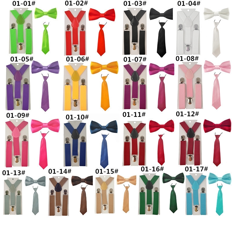 Fashion 3PCS School Boys girls Children Kids brace elastic Suspenders for shirt suspensorio Tie Bowties butterfly Tie Set TR0001 T200805
Fashion 3PCS School Boys girls Children Kids brace elastic Suspenders for shirt suspensorio Tie Bowties butterfly Tie Set TR0001 T200805