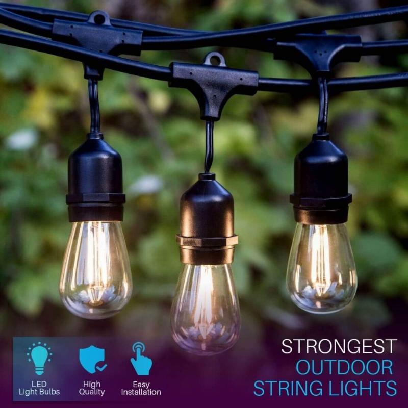 IP65 17M 24 Bulbs S14 String Lights Waterproof E27 LED Retro Edison Filament Bulb Outdoor Garden Holiday Wedding Lights String
IP65 17M 24 Bulbs S14 String Lights Waterproof E27 LED Retro Edison Filament Bulb Outdoor Garden Holiday Wedding Lights String