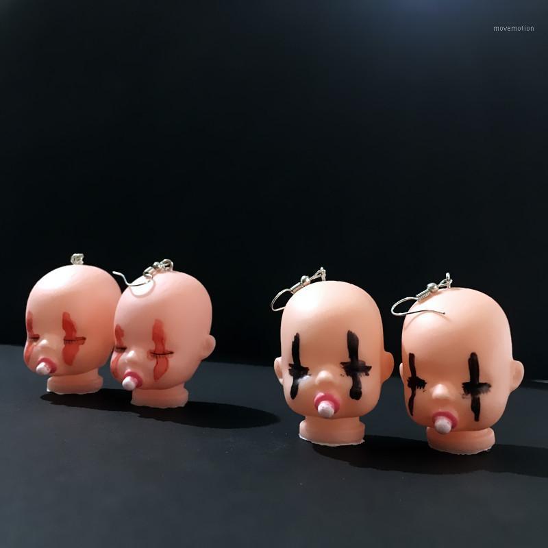 New Funny Lovely Little Dolls Head terror Drop Earrings for Women Exaggerated Hiphop Figure Dangle Earrings Night Club Jewelry1
New Funny Lovely Little Dolls Head terror Drop Earrings for Women Exaggerated Hiphop Figure Dangle Earrings Night Club Jewelry1