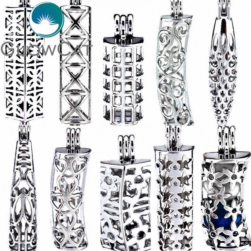 GLOWCAT 10pcs Silver Geometry Cuboid Beads Pearl Cage Locket Pendant Essential Oil Diffuser DIY Bangle Necklace Jewelry Making qSrR#, Black
GLOWCAT 10pcs Silver Geometry Cuboid Beads Pearl Cage Locket Pendant Essential Oil Diffuser DIY Bangle Necklace Jewelry Making qSrR#, Black
