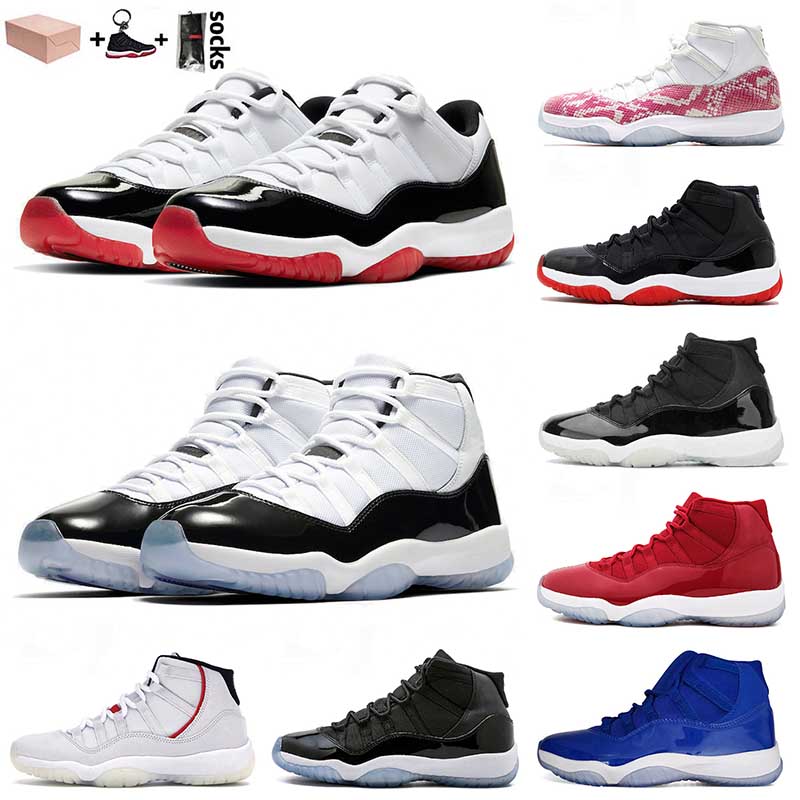 Jumpman 11 11s mens basketball shoes High White Bred Cool Grey Snakekin Pink high Womens Trainers Sneakers, D11 blue 36-47
Jumpman 11 11s mens basketball shoes High White Bred Cool Grey Snakekin Pink high Womens Trainers Sneakers, D11 blue 36-47