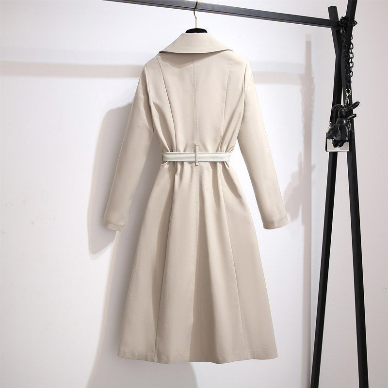 New Women long Section Patchwork Coat Light weight Casual lady's Windbreak Collection 201111