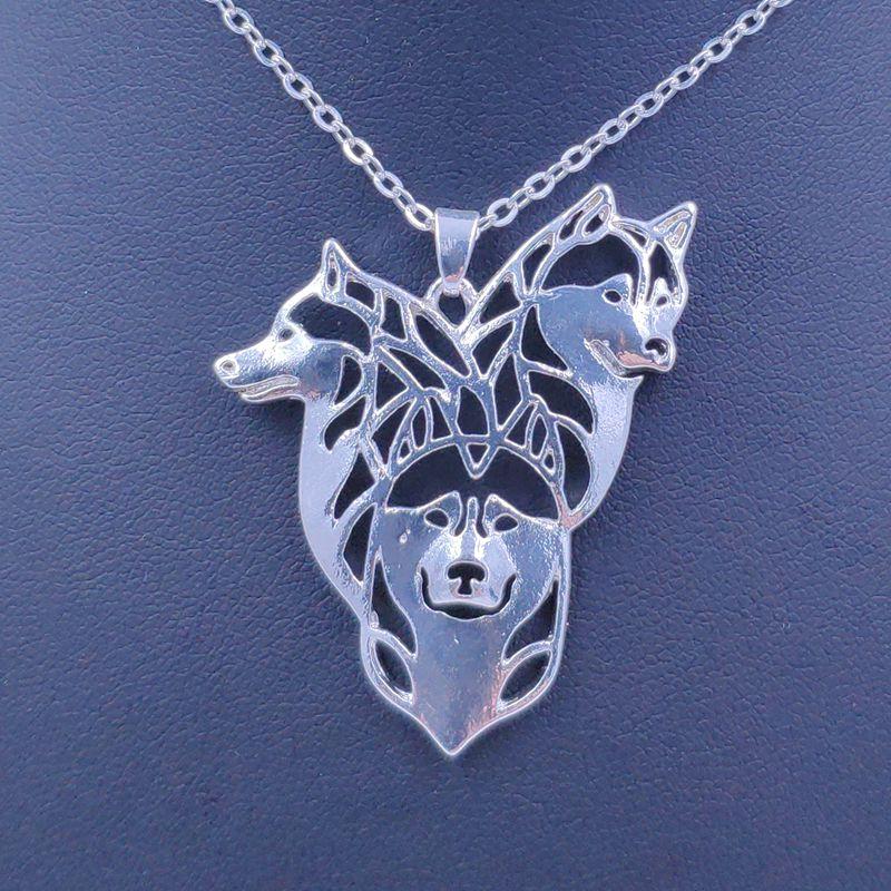 2020 Husky Necklace Dog Animal Pendant Gold Silver Plated Jewelry For Women Male Female Girls Ladies Kids Boys Friendship N001
2020 Husky Necklace Dog Animal Pendant Gold Silver Plated Jewelry For Women Male Female Girls Ladies Kids Boys Friendship N001