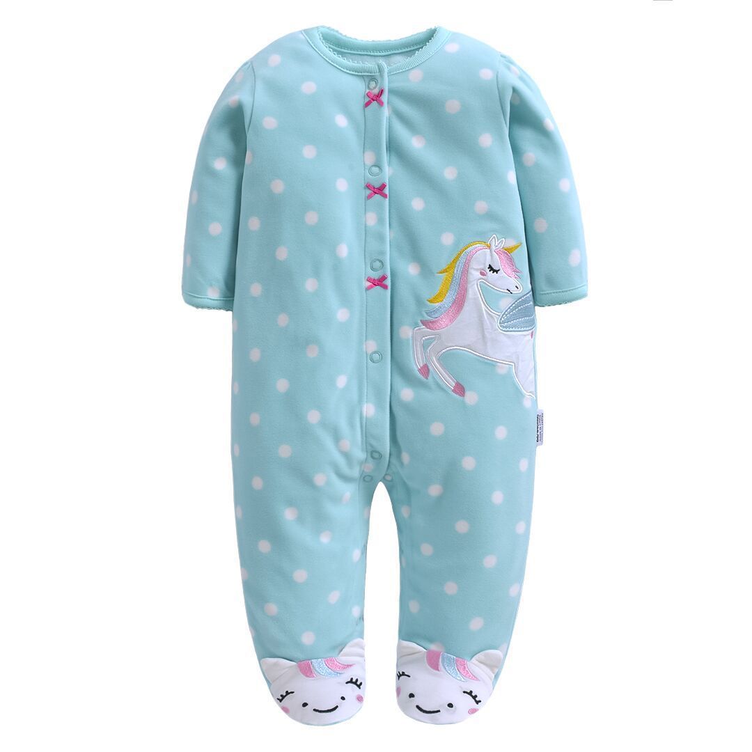 Newborn polar fleece romper spring baby boy jumpsuit 0-3 months baby girl clothes infant onesie baby boys clothing 201027
