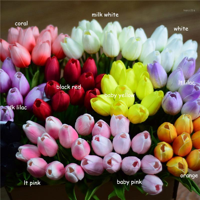 Tulips Artificial Flowers Real touch PU artificiales para decora Bouquet Tulip home Wedding decoration faux flowers Centerpieces1, Milk white 2
Tulips Artificial Flowers Real touch PU artificiales para decora Bouquet Tulip home Wedding decoration faux flowers Centerpieces1, Milk white 2