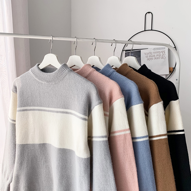 2021 New Warm Winter Sweater Shreds Fashion Sleeve Neck Pulley Men's Knitted Shirts Loose Pull Homlh1010 2KK4
2021 New Warm Winter Sweater Shreds Fashion Sleeve Neck Pulley Men's Knitted Shirts Loose Pull Homlh1010 2KK4