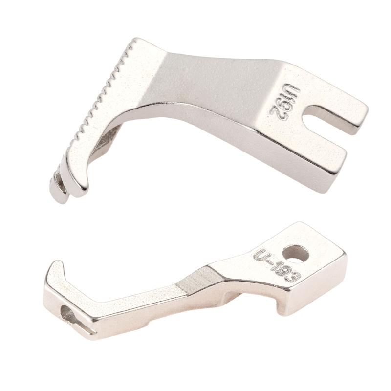 Metal Synchronous Car Presser Foot Thick Leather Presser Foot Non-trace Without Teeth Flat Bottom U192 U193
Metal Synchronous Car Presser Foot Thick Leather Presser Foot Non-trace Without Teeth Flat Bottom U192 U193
